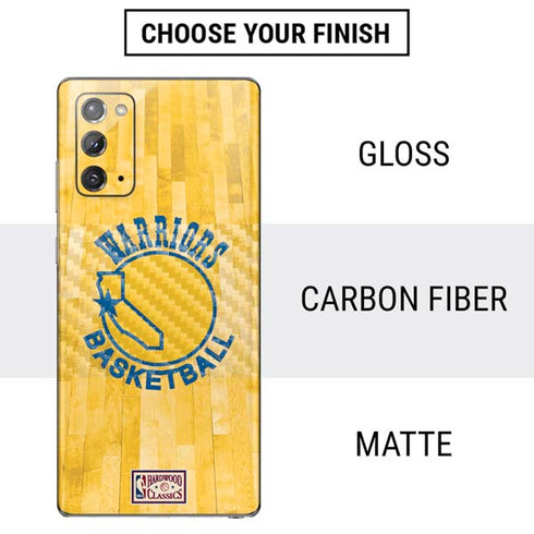 NBA Golden State Warriors Hardwood Classics Galaxy Note20 5G Skin